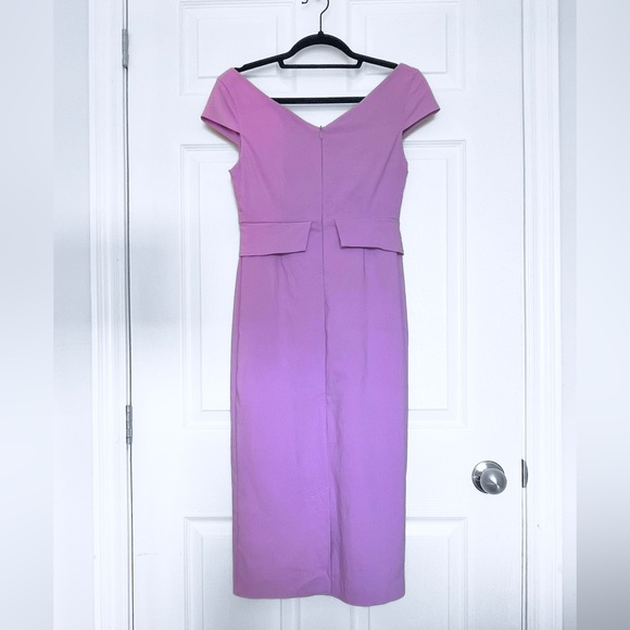 COPY - Vesper/ASOS Midi Dress with Peplum in Lilac (see details) - Picture 5 of 9